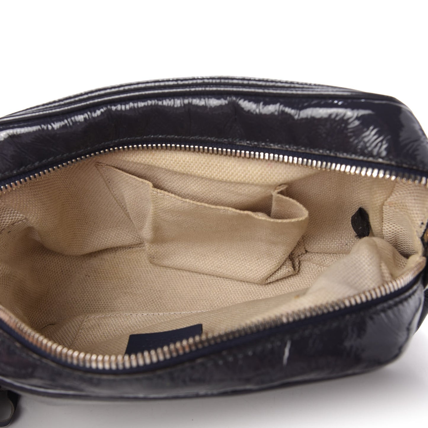 Vernice Naplack Small Soho Disco Bag Uniform Blue