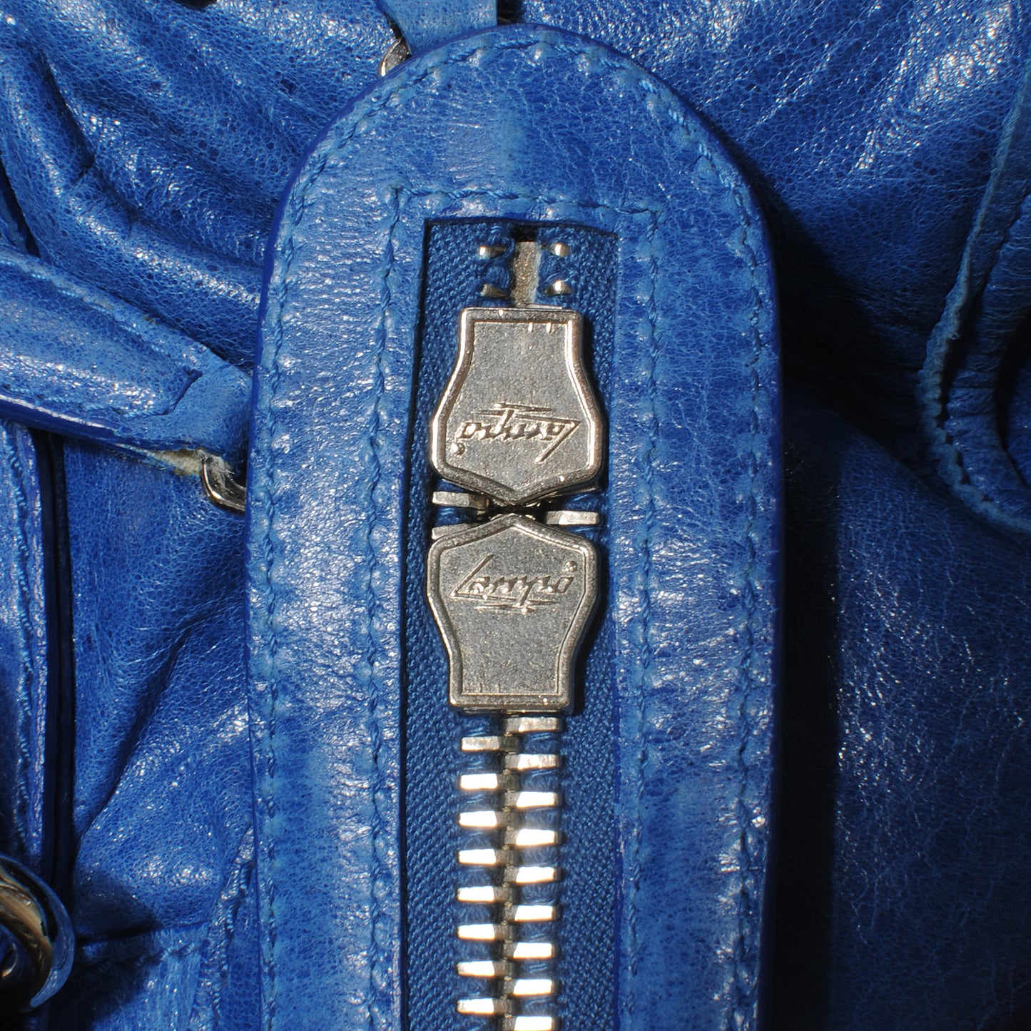 Agneau Giant 21 Silver Hardware Part Time Electric Bleu