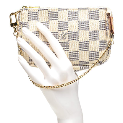 Louis Vuitton Damier Azur Mini Pochette Accessories 2 of 6