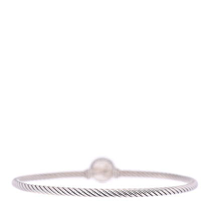 David Yurman Sterling Silver Lemon Citrine 3mm Chatelaine Bracelet 3 of 4