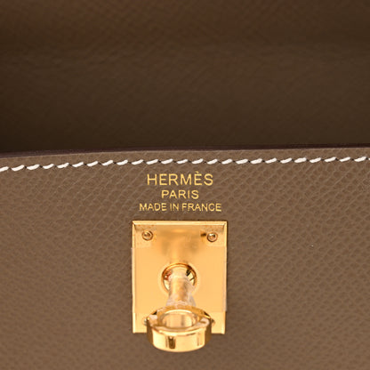 Hermes Epsom Kelly Sellier 25 Etoupe 6 of 11