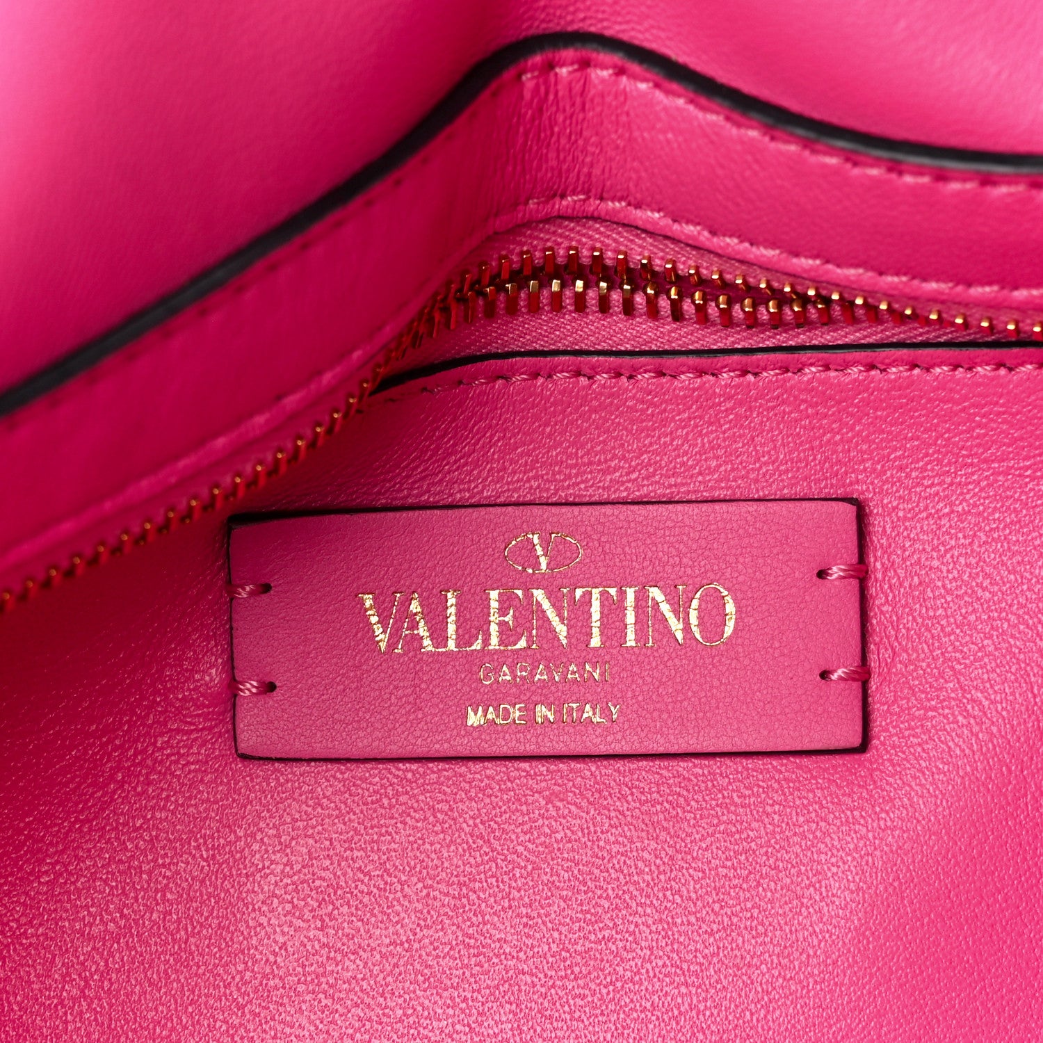 Valentino Garavani Wool Woven Large Roman Stud Shoulder Bag Multicolor Feminine Pink 7 of 10