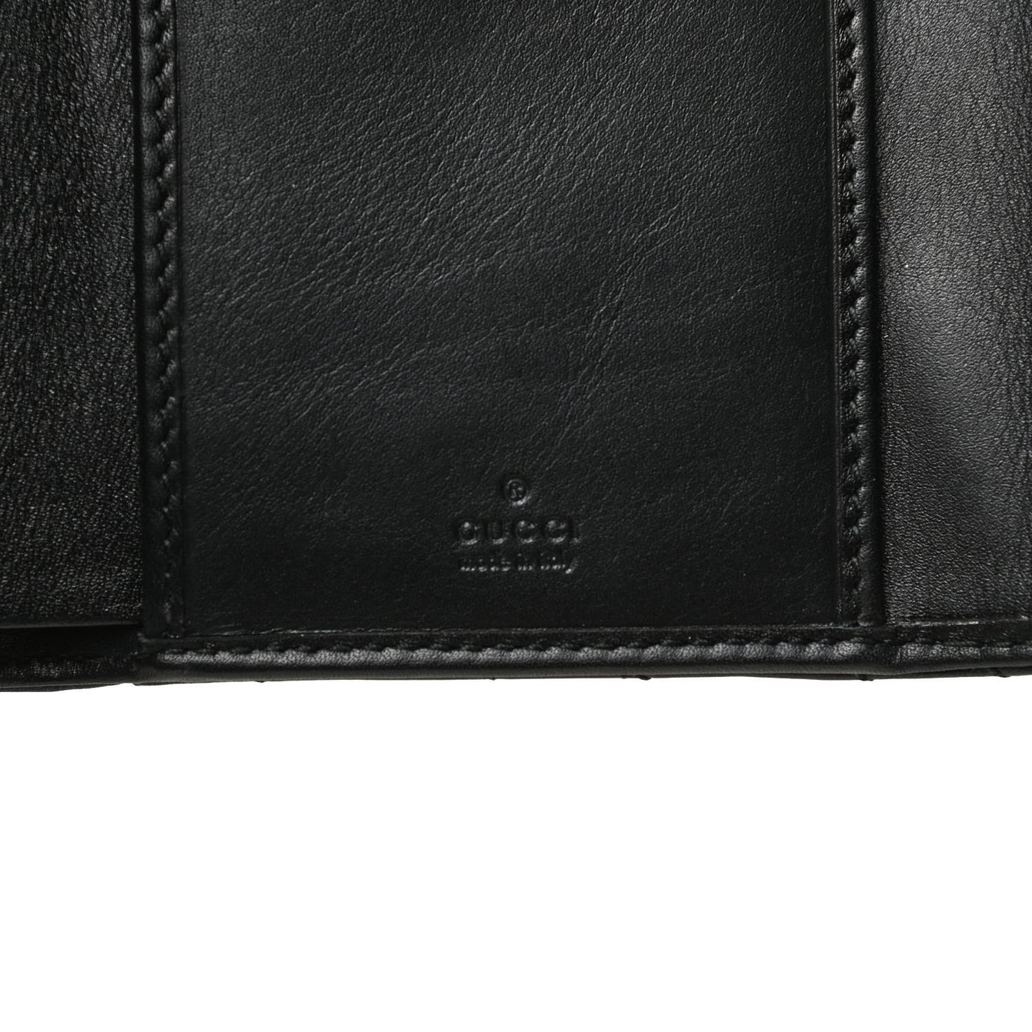 Calfskin Matelasse GG Marmont Wallet Black