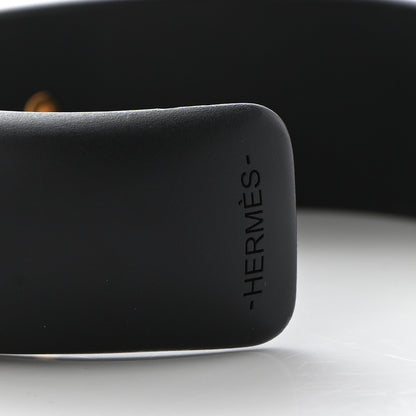 Hermes Pearwood Medor Fine Cuff S Bracelet Black 4 of 7