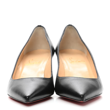 Christian Louboutin Shiny Nappa Pipina 55 Wedges 35.5 Black 2 of 10