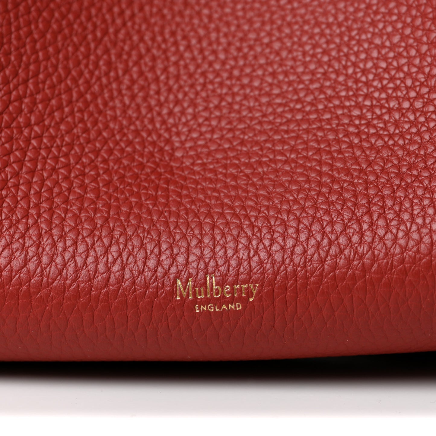 Heavy Grain Iris Tote Red