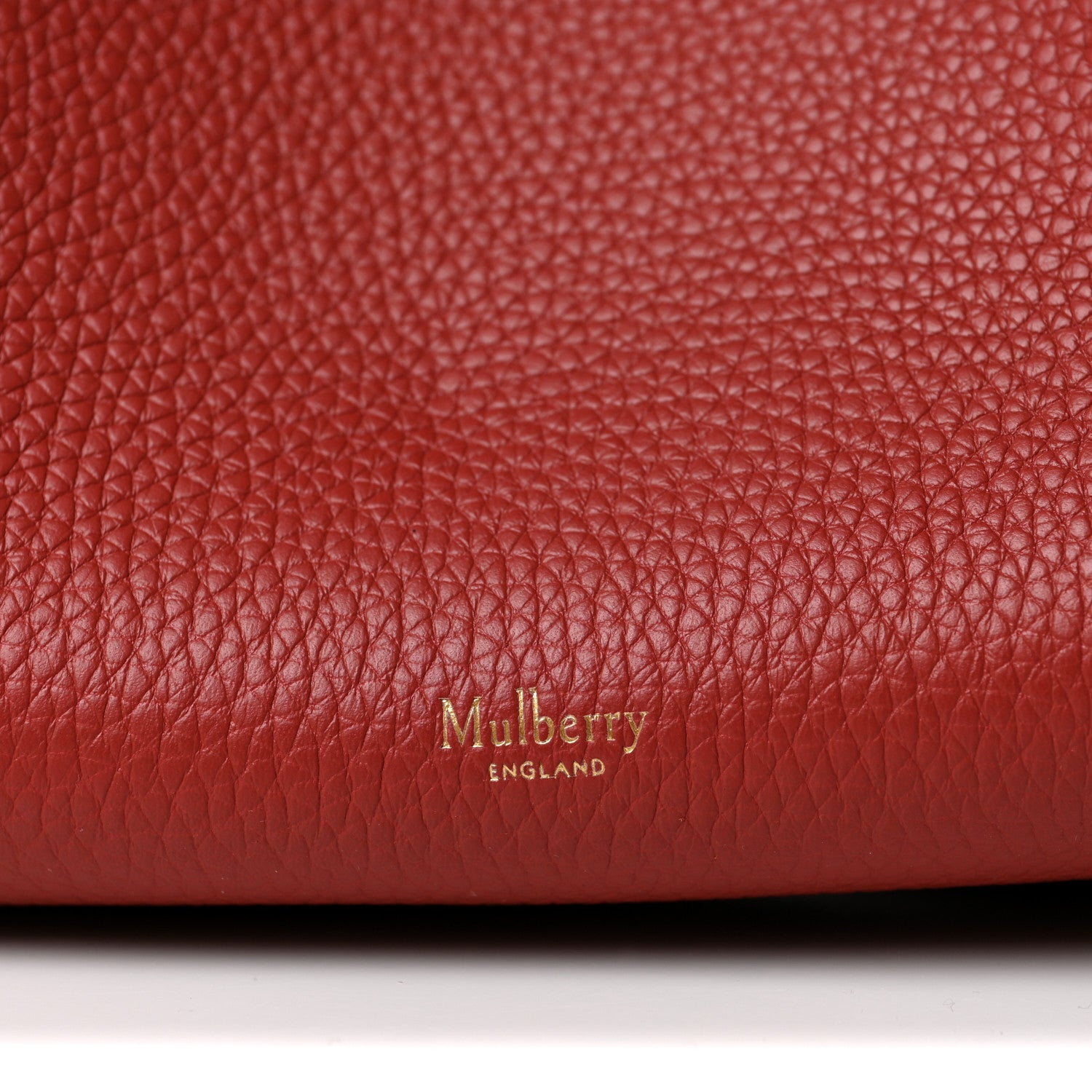 Mulberry Heavy Grain Iris Tote Red 6 of 8