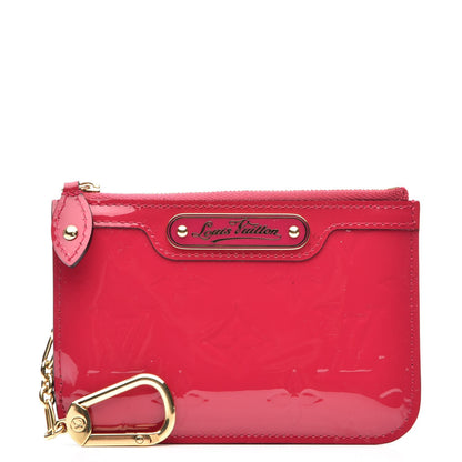 Louis Vuitton Vernis Key Pouch Rose Indien 1 of 7