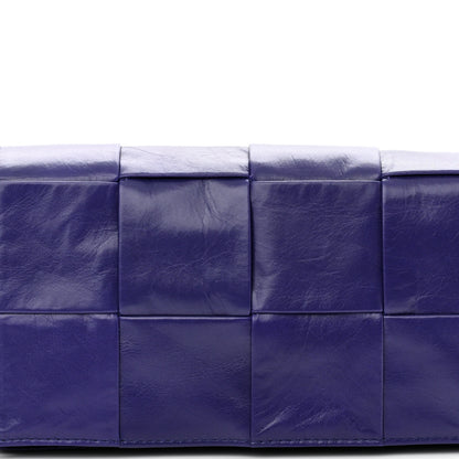 Bottega Veneta Paper Calfskin Intrecciato Cassette Belt Bag Purple 9 of 11