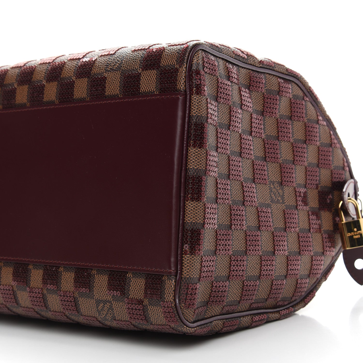 Louis Vuitton Damier Paillettes Speedy 30 Rouge 8 of 8