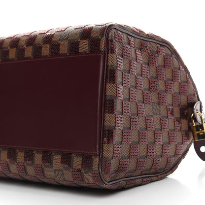 Louis Vuitton Damier Paillettes Speedy 30 Rouge 8 of 8