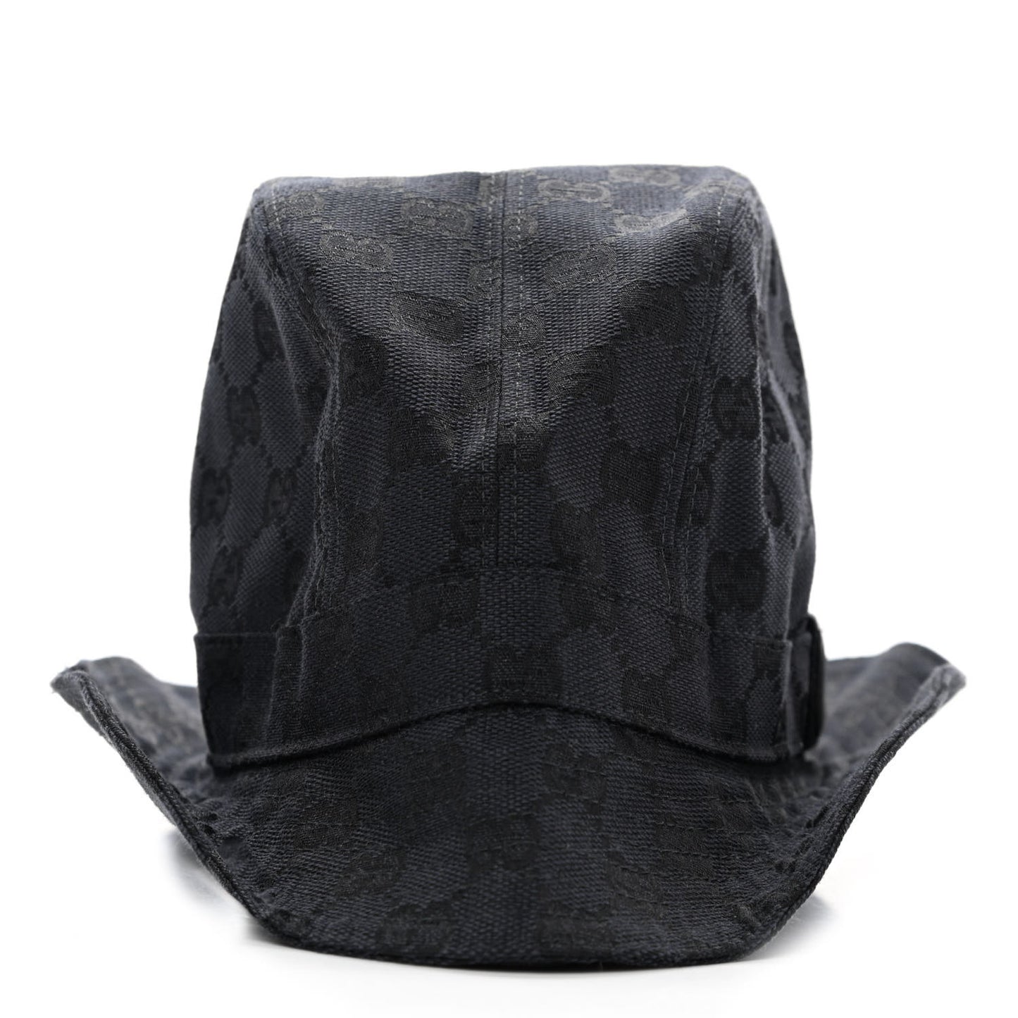 GG Monogram Bucket Hat S Black