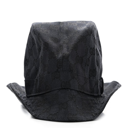 Gucci GG Monogram Bucket Hat S Black 6 of 9