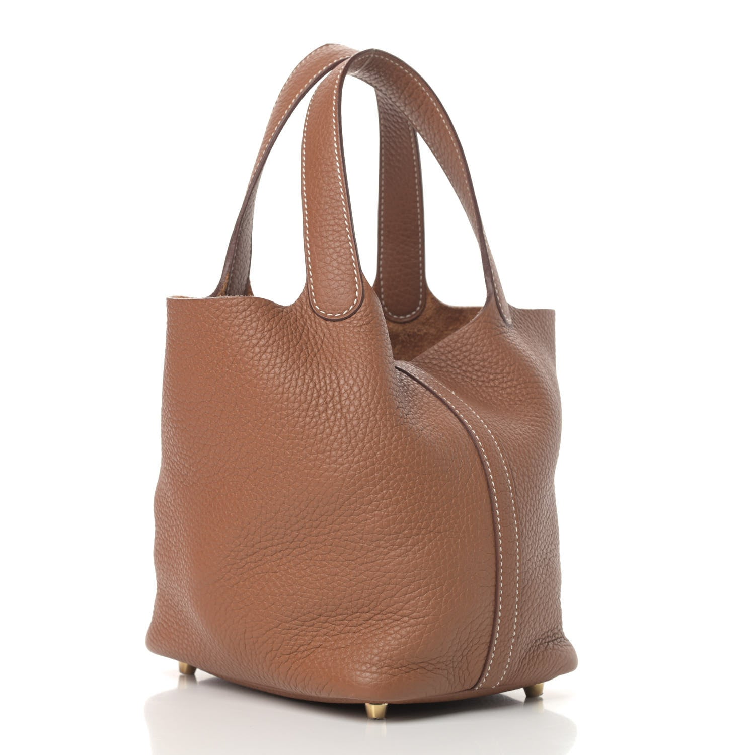 Hermes Taurillon Clemence Picotin Lock 18 PM Gold 2 of 4