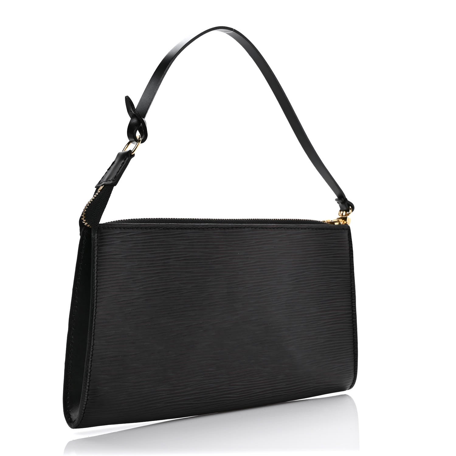 Louis Vuitton Epi Pochette Accessories 24 Black 3 of 8
