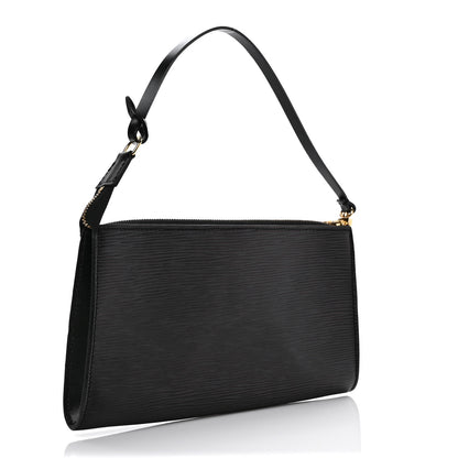 Louis Vuitton Epi Pochette Accessories 24 Black 3 of 8