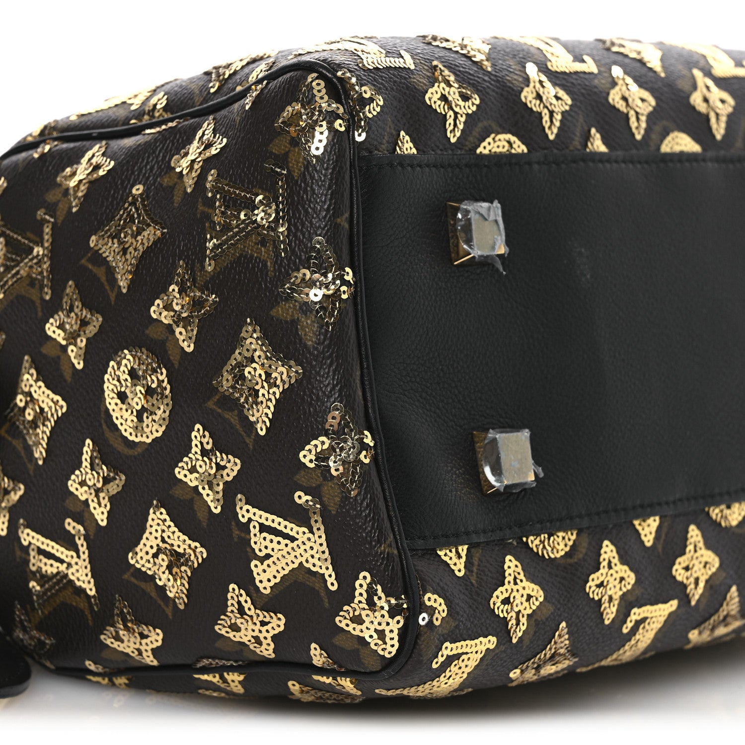 Louis Vuitton Monogram Sequins Eclipse Speedy 28 Gold 9 of 12