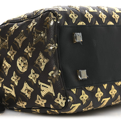 Louis Vuitton Monogram Sequins Eclipse Speedy 28 Gold 9 of 12