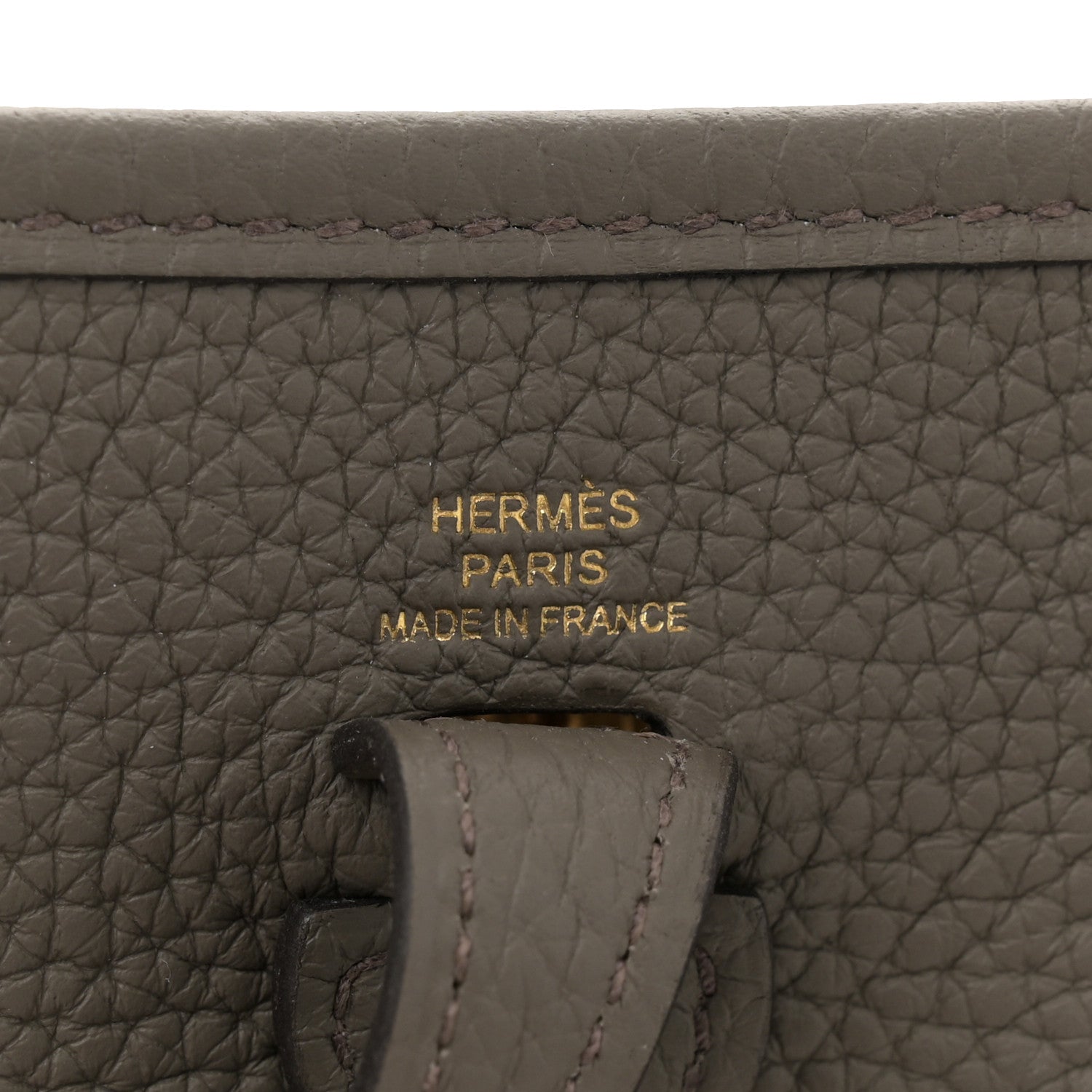 Hermes Taurillon Clemence Evelyne TPM Etain 6 of 10