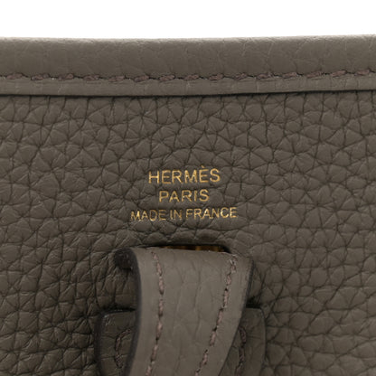 Hermes Taurillon Clemence Evelyne TPM Etain 6 of 10