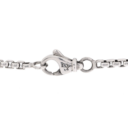 David Yurman Sterling Silver 18K Yellow Gold 35mm Cable Cross Pendant Necklace 4 of 4