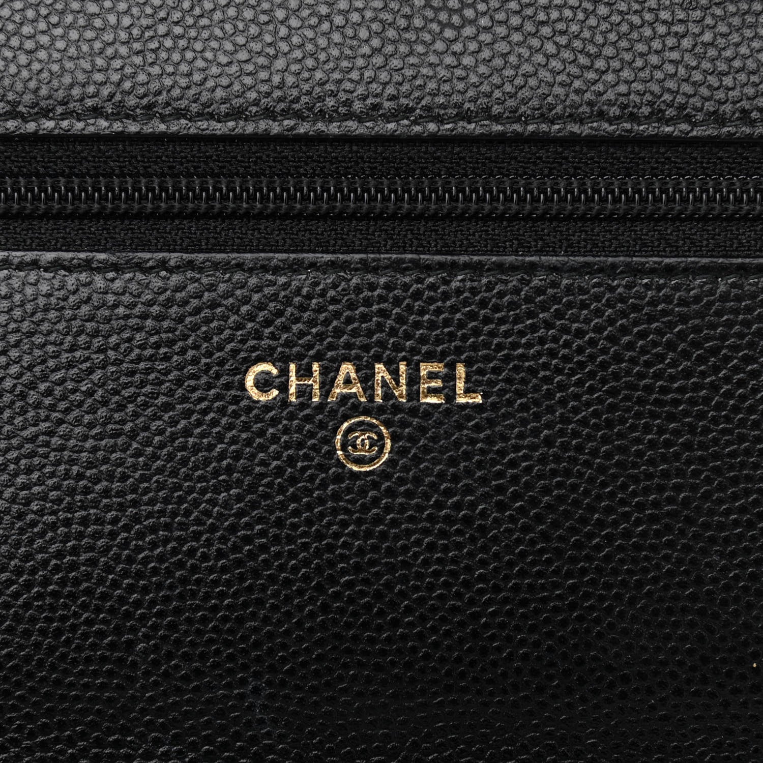 Chanel Caviar Quilted Golden Class Wallet On Chain WOC Black 9 of 15