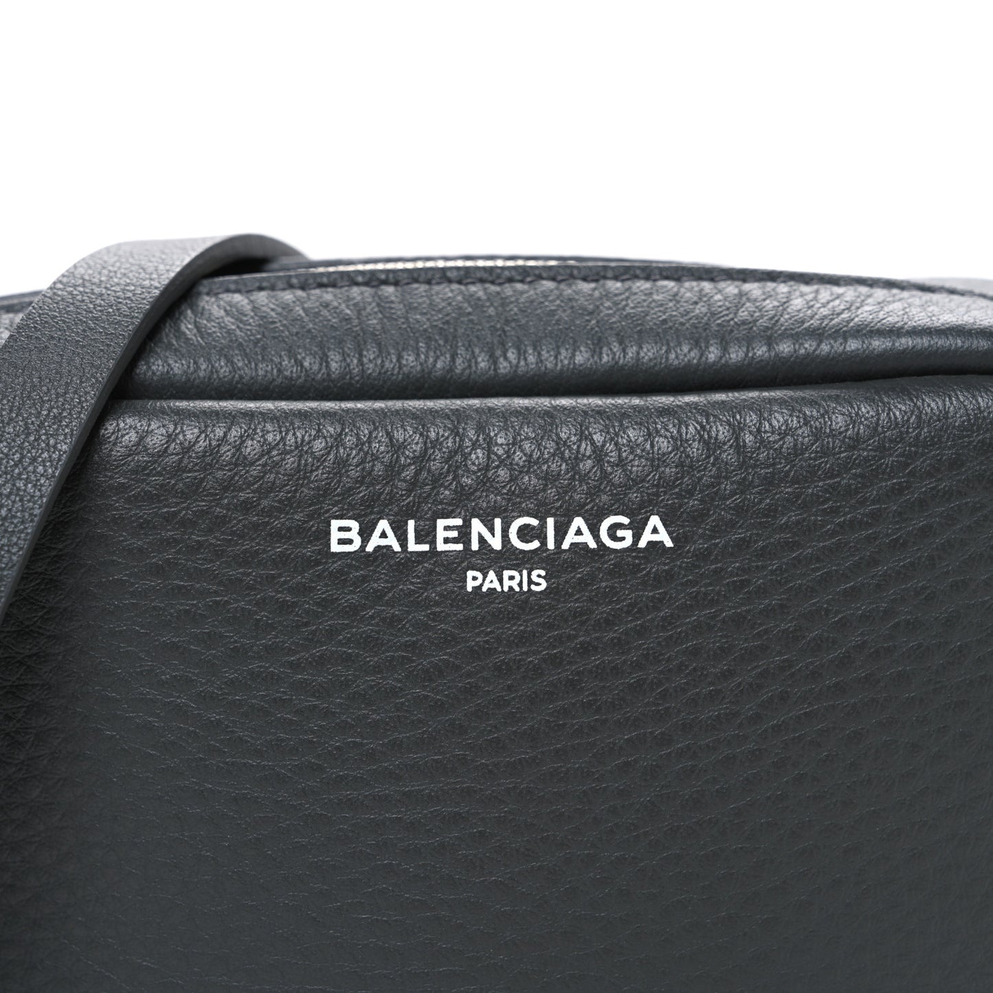 Calfskin Logo XS Everyday Camera Bag Gris Fossile