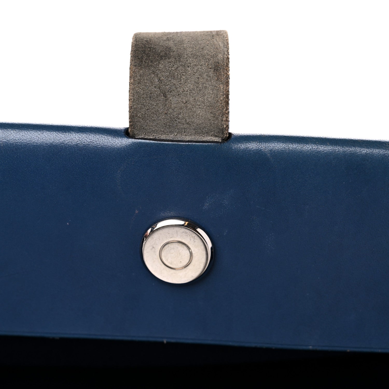 Hermes Toile Vache Hunter Herbag Cabas MM Bleu Marine 11 of 25
