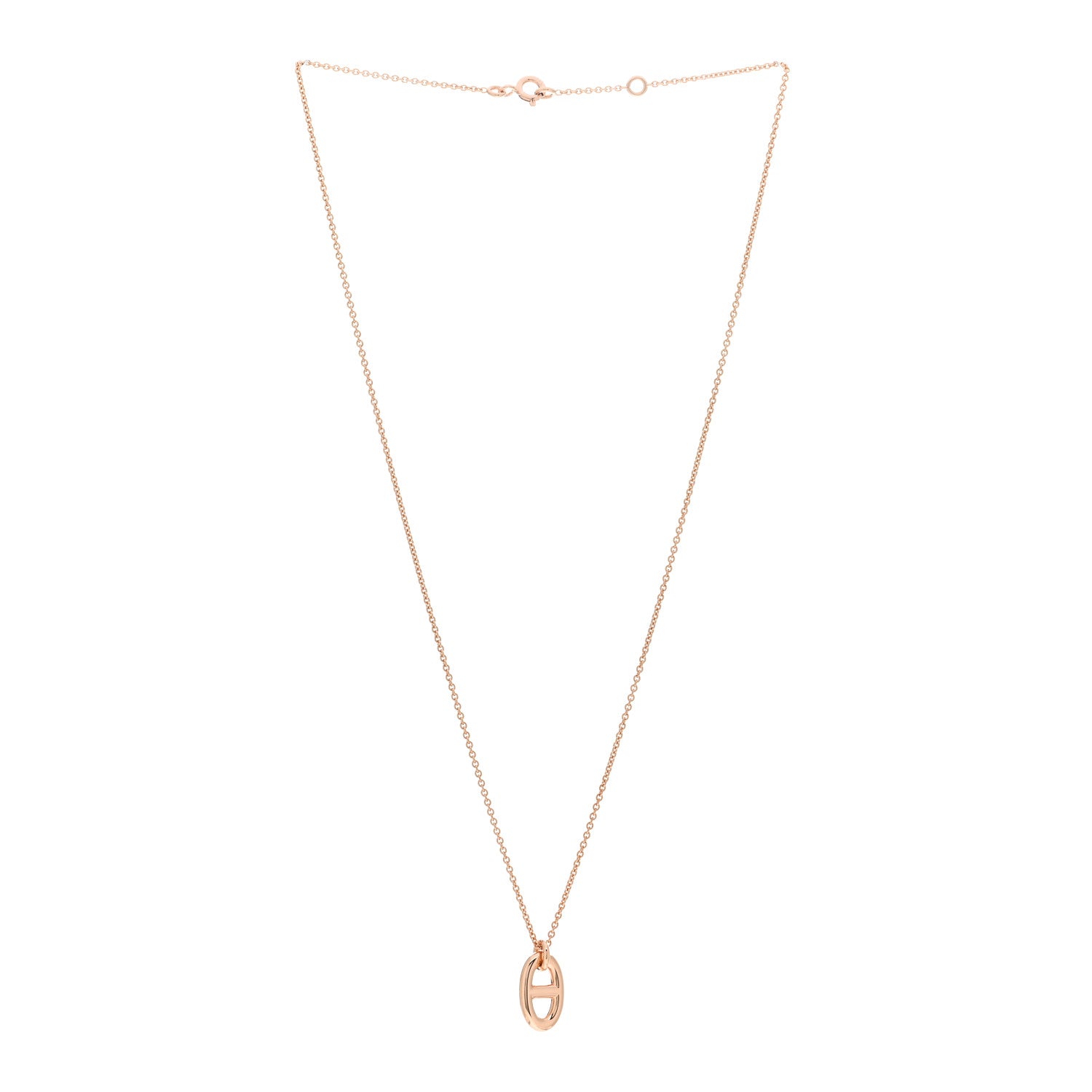 Hermes 18K Rose Gold PM Farandole Pendant Necklace 3 of 5