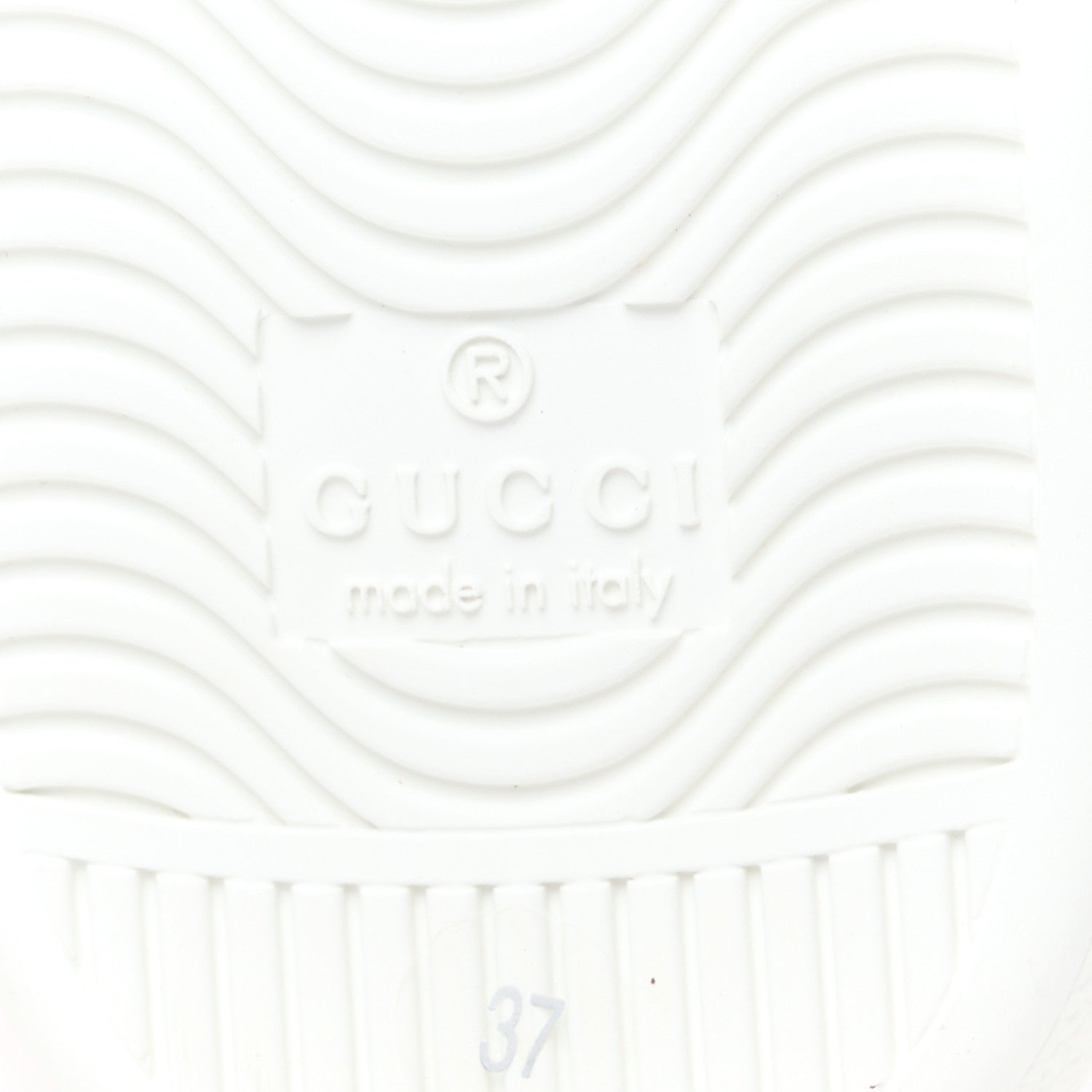 Gucci GG Supreme Monogram Bees Ayers Web Womens Ace Sneakers 37 Beige Oro Green Red 8 of 11