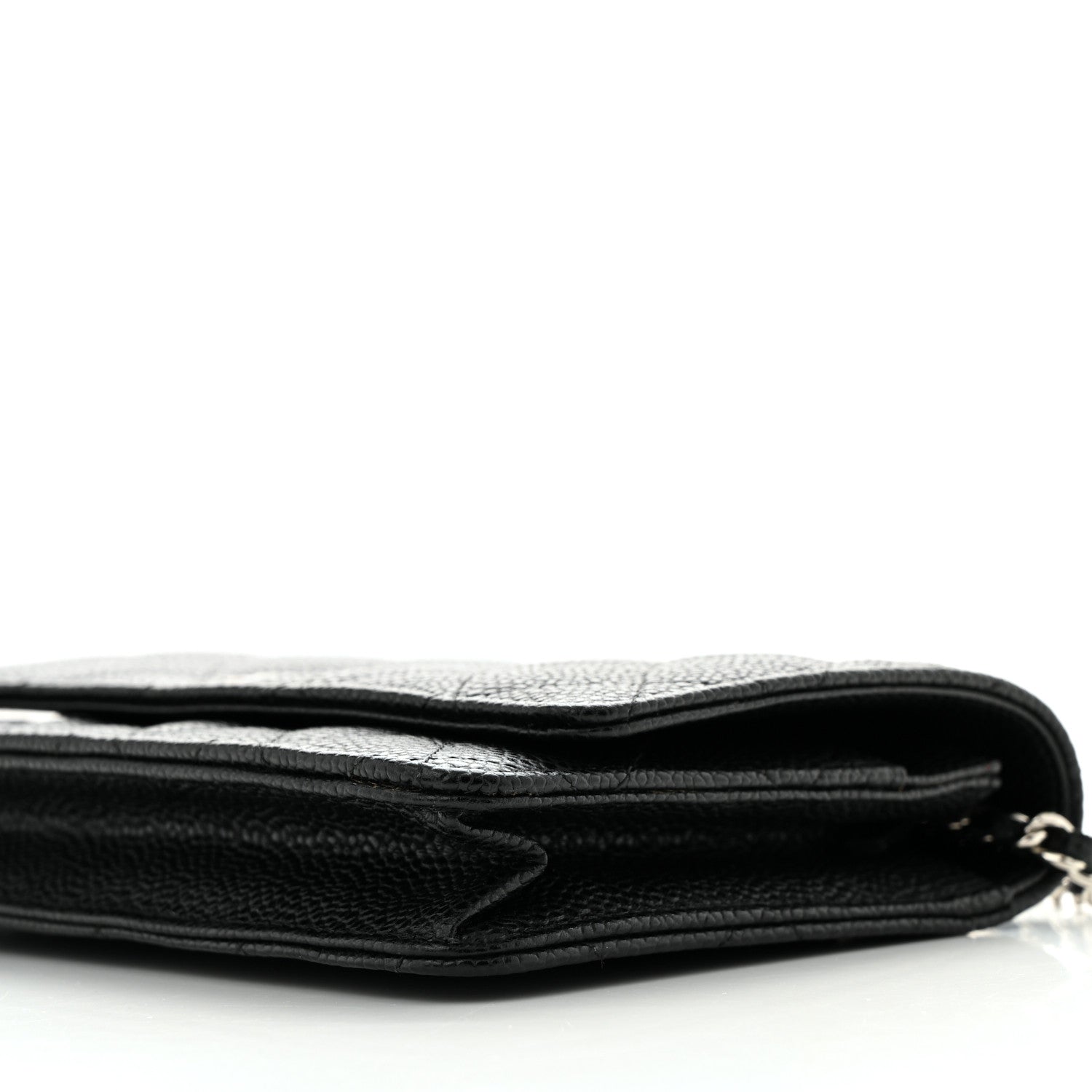 Chanel Caviar Quilted Wallet on Chain WOC Black 11 of 12