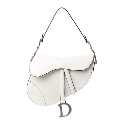 Christian Dior Smooth Calfskin Saddle Bag White 1 of 10