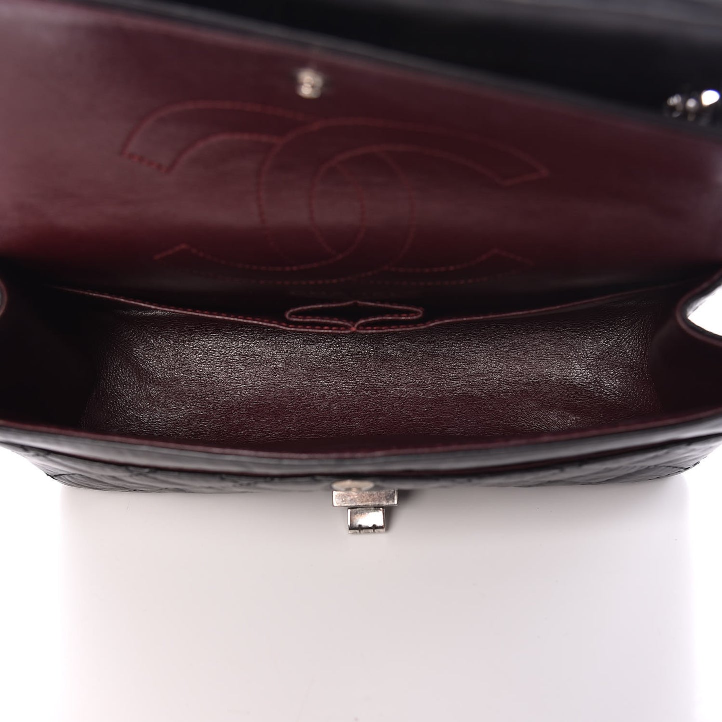 Aged Calfskin Quilted 2.55 Reissue 225 Flap Black