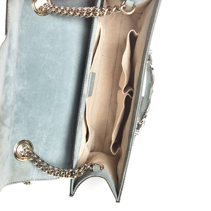 Gucci Patent Medium Emily Chain Shoulder Bag Green 5 of 13