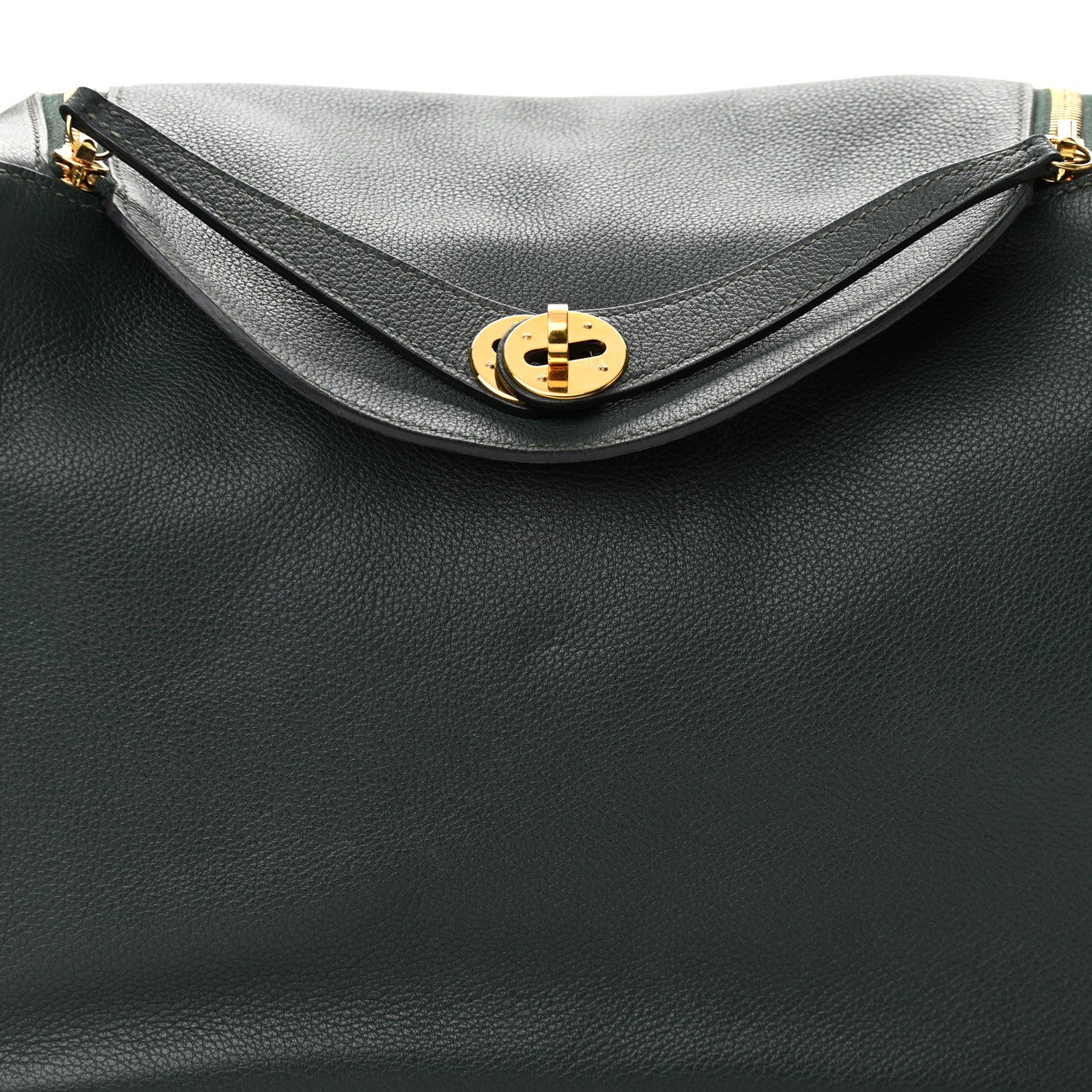 Hermes Taurillon Clemence Lindy 30 Vert Cypress 7 of 12