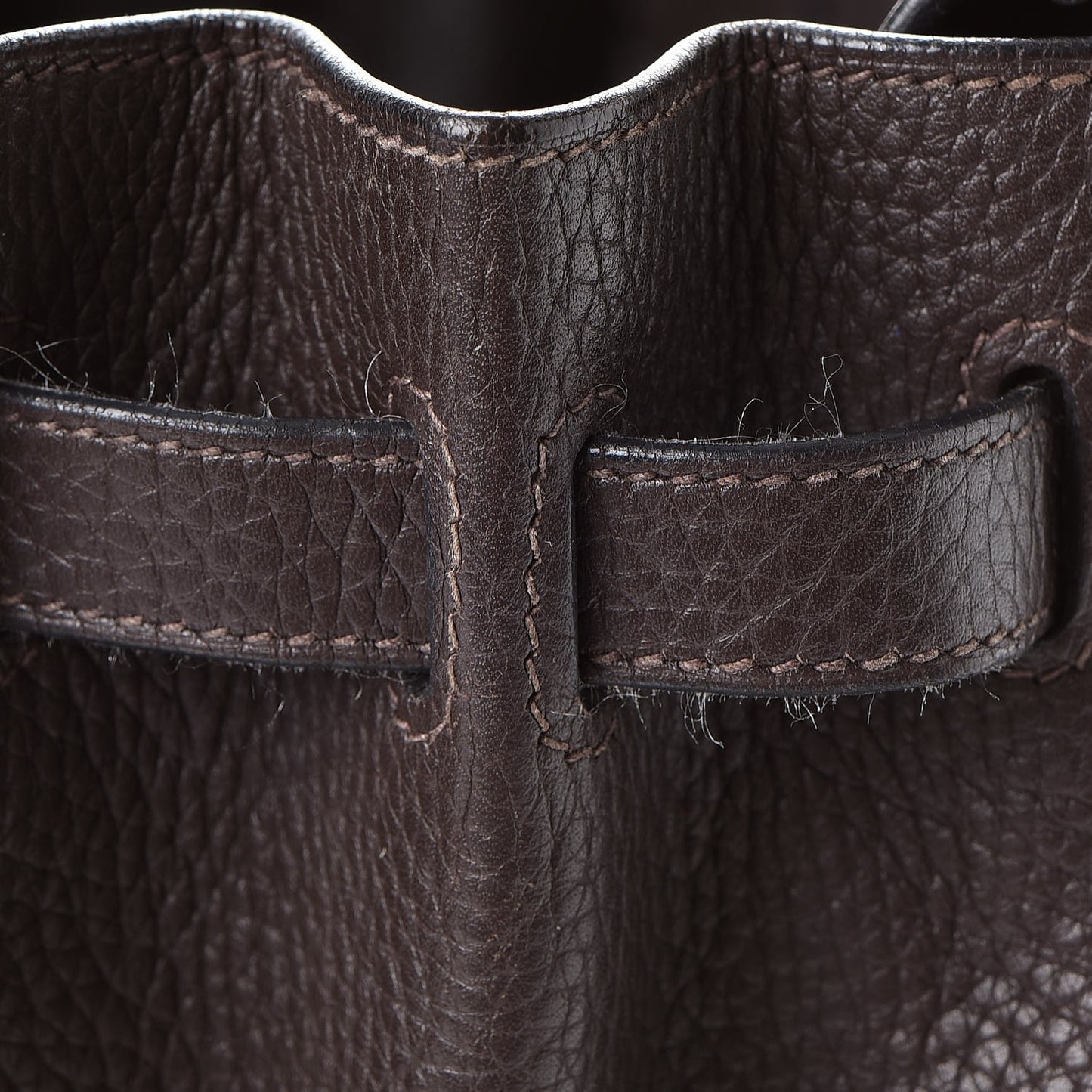 Taurillon Clemence Birkin 30 Chocolate