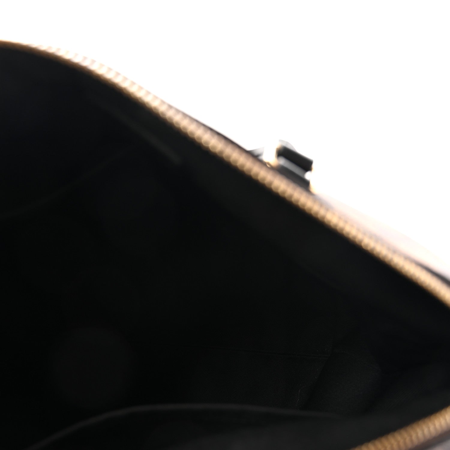Louis Vuitton Damier Ebene Odeon Tote MM Black 5 of 9