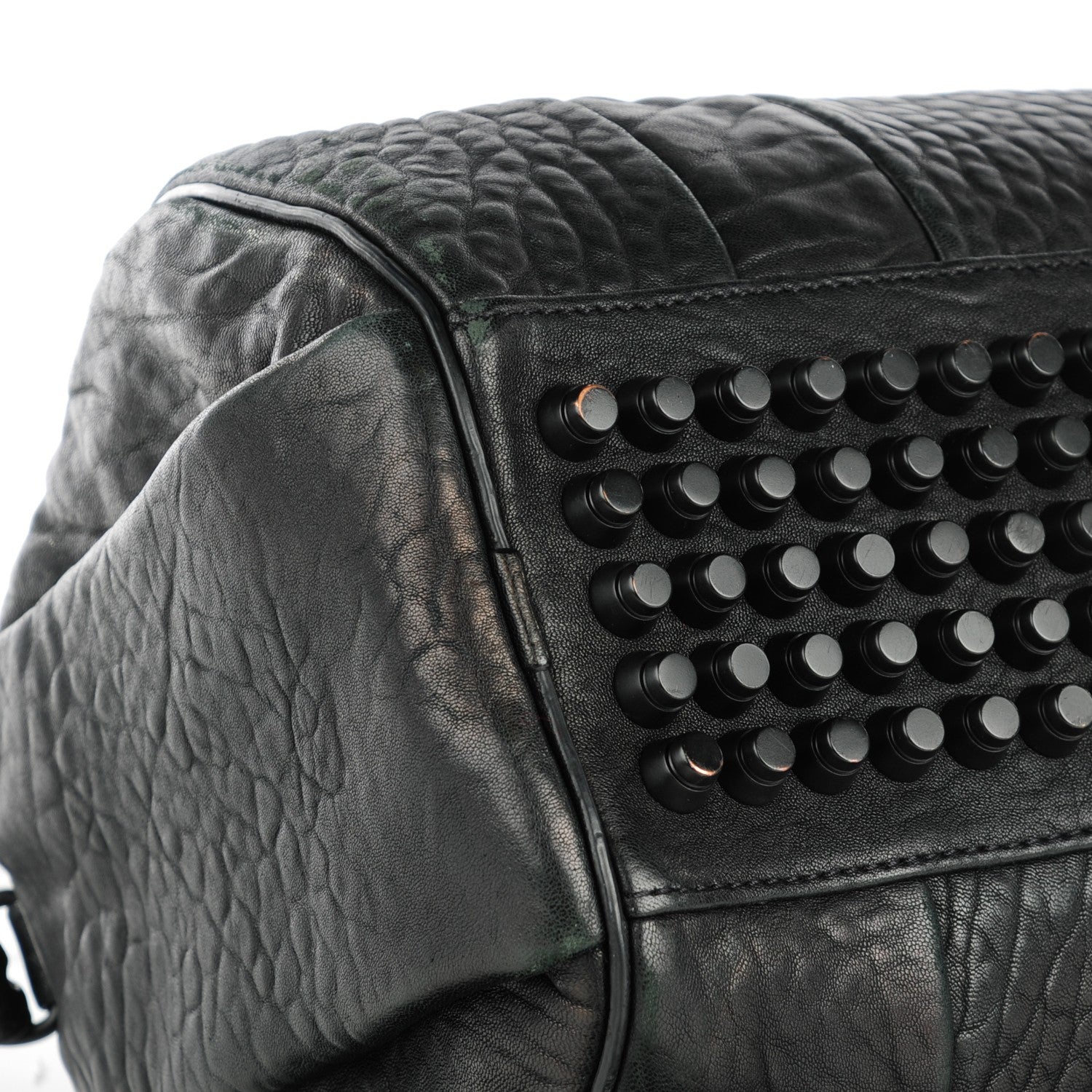 Alexander Wang Pebbled Lambskin Rocco Black Matte Black Hardware 10 of 11