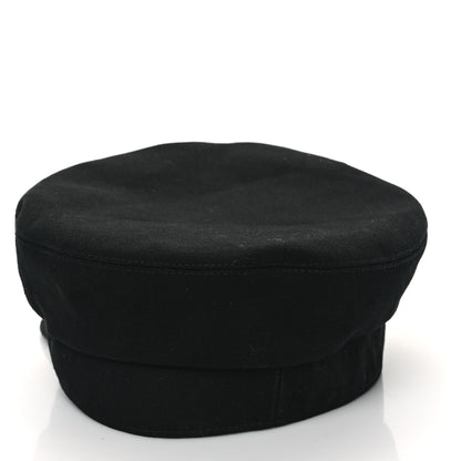 Hermes Cotton Giulietta Seashell Cap 58 Black 5 of 8