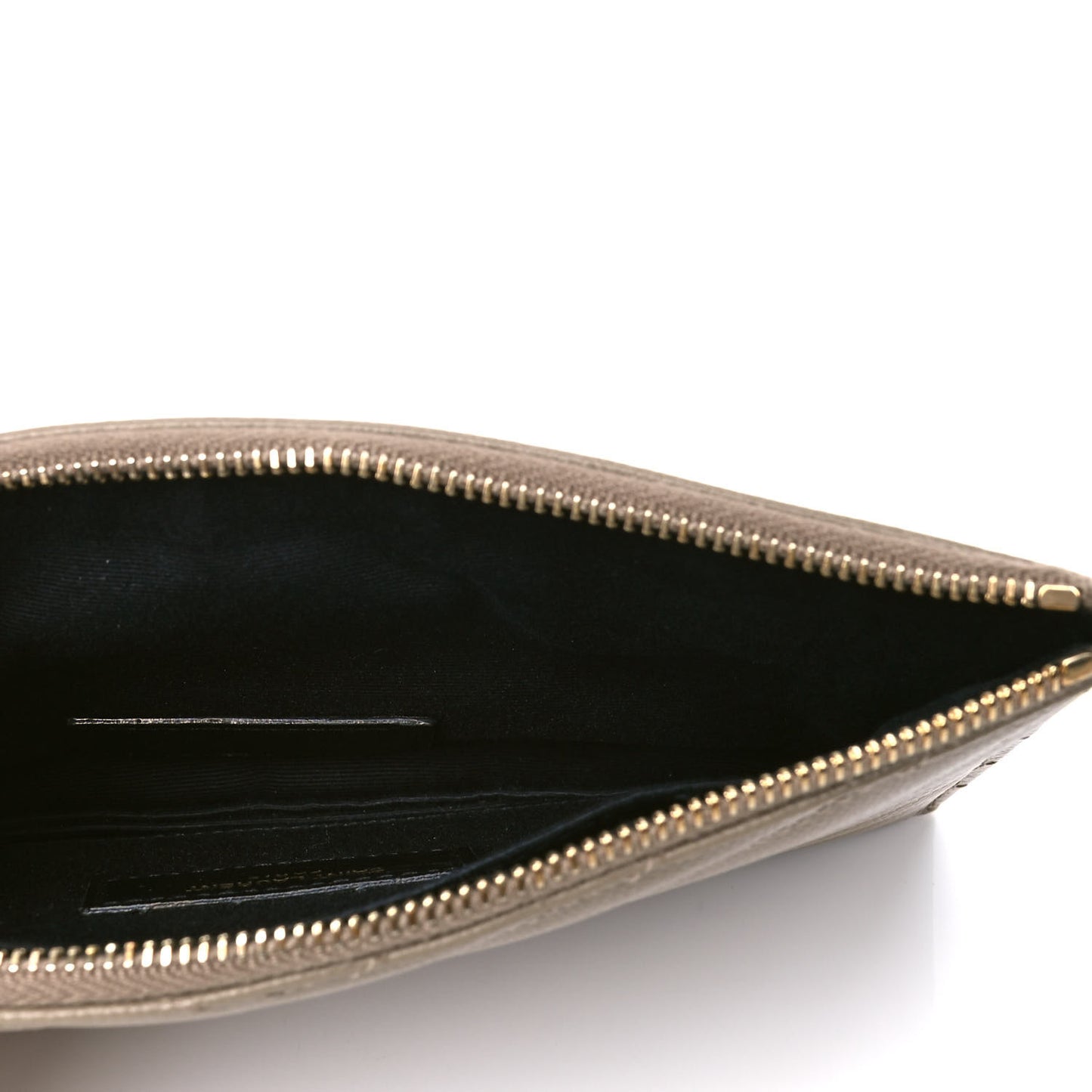 Grain De Poudre Chevron Monogram Bill Pouch Dune