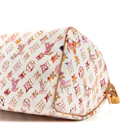 Louis Vuitton Watercolor Aquarelle Speedy 30 White 9 of 14