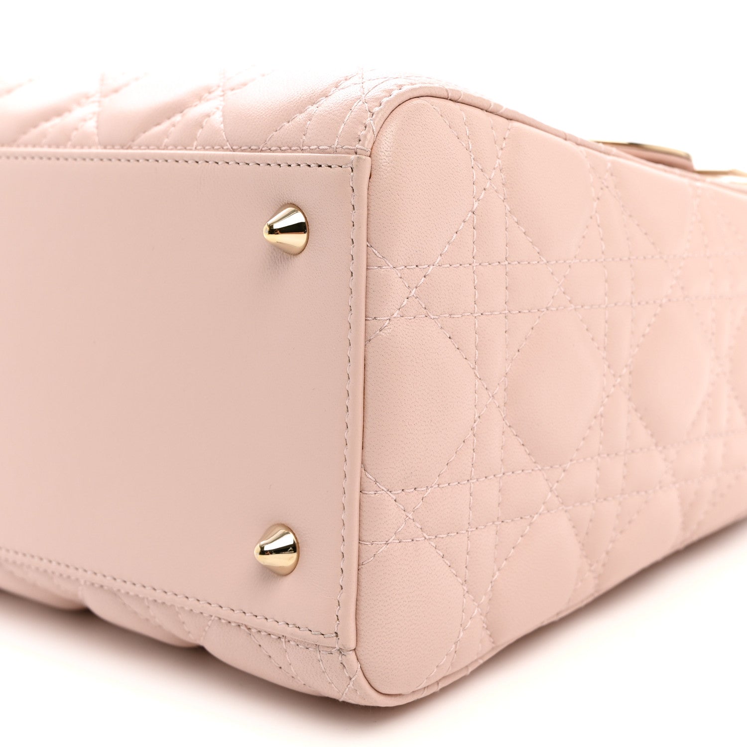 Christian Dior Lambskin Cannage Medium Lady Dior Light Pink 10 of 10