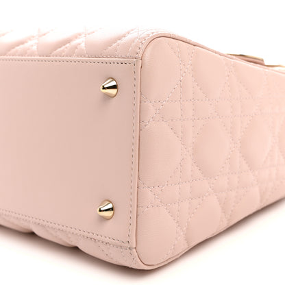 Christian Dior Lambskin Cannage Medium Lady Dior Light Pink 10 of 10