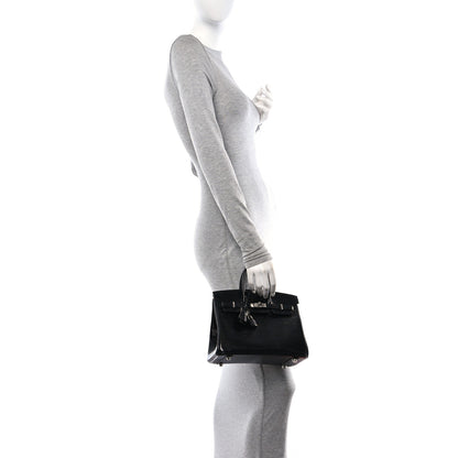 Hermes Lizard Birkin 25 Black 2 of 11