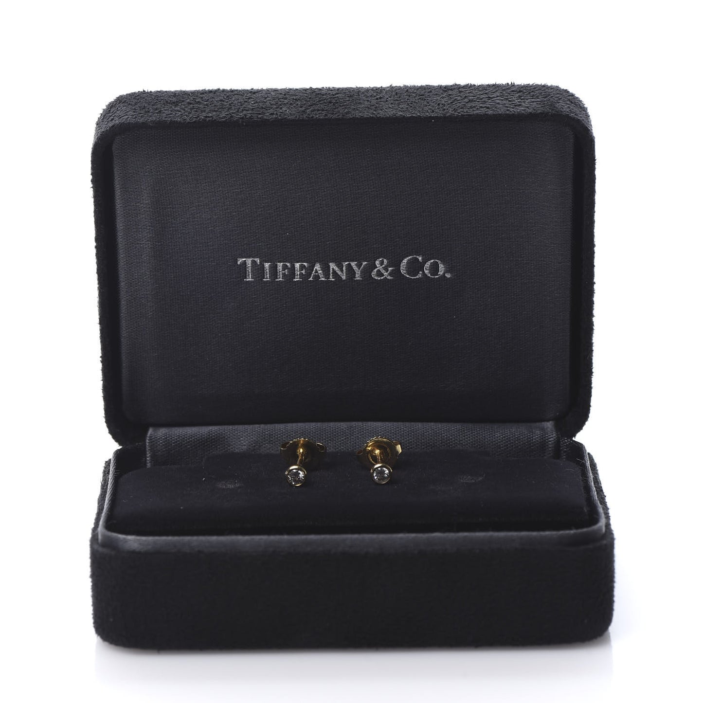 18K Yellow Gold Diamond .10ctw Elsa Peretti Diamonds By The Yard Earrings