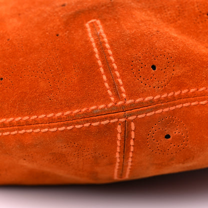 Louis Vuitton Suede Mahina Onatah GM Orange 6 of 11