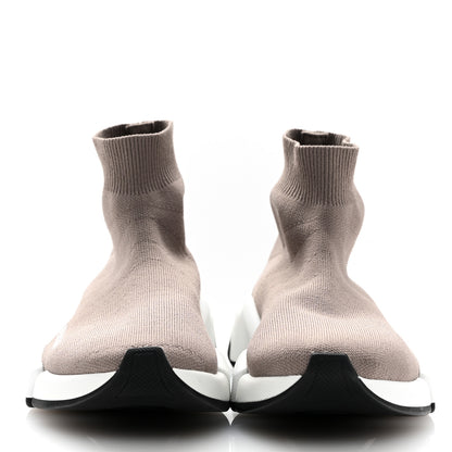 Balenciaga Technical 3D Recycled Knit Bi-Color Sole Womens Speed 2.0 Sneakers 37 Dark Beige White Black 3 of 7