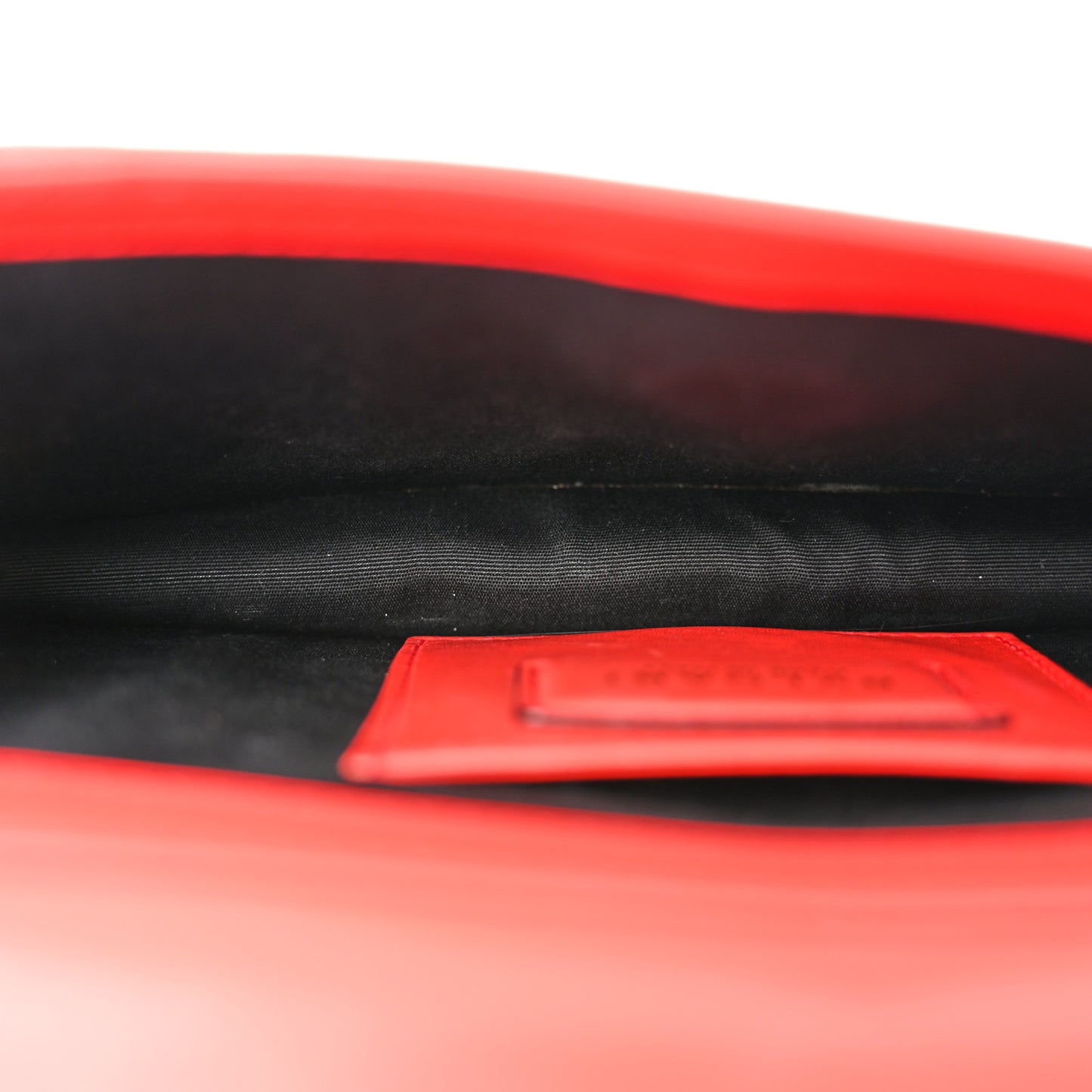 Calfskin Serpenti Forever Flap Clutch Ruby Red