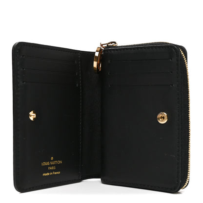 Louis Vuitton Lambskin Embossed Monogram Lou Coussin Wallet Black 5 of 7