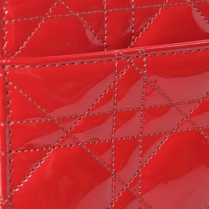 Christian Dior Patent Cannage Miss Dior Promenade Pouch Red 18 of 22